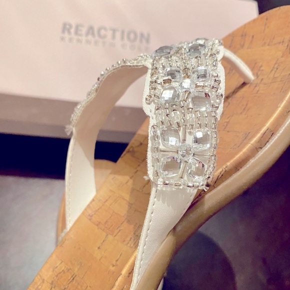 Kenneth Cole Jewel Embellished GlamAthon Flip Flop - Picture 5 of 12